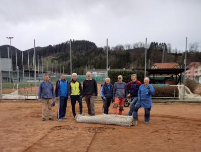 Infos über Neubau bzw Frühjahrsinstandsetzung der Tennisplätze